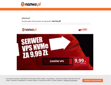 Tablet Screenshot of phonex.pl